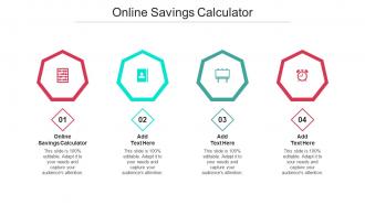 Online Savings Calculator Ppt Powerpoint Presentation Infographic Template Picture Cpb