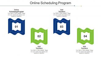 Online Scheduling Program Ppt Powerpoint Presentation Summary Display Cpb