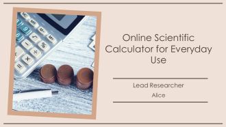 Online Scientific Calculator For Everyday Use PPT Graphics AT