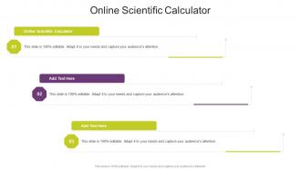 Online Scientific Calculator In Powerpoint And Google Slides Cpb