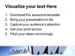 Online search internet powerpoint templates and powerpoint backgrounds 0511