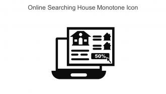 Online Searching House Monotone Icon In Powerpoint Pptx Png And Editable Eps Format
