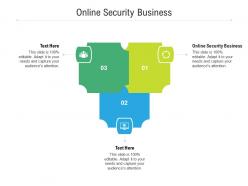 Online security business ppt powerpoint presentation gallery slides cpb