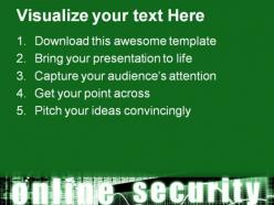 Online security powerpoint templates and powerpoint backgrounds 0211