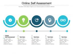 Online self assessment ppt powerpoint presentation portfolio background images cpb