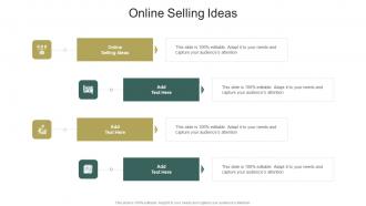 Online Selling Ideas In Powerpoint And Google Slides Cpb