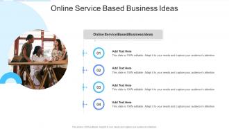Online Service Based Business Ideas In Powerpoint And Google Slides Cpb