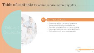 Online Service Marketing Plan Complete Deck Best Informative