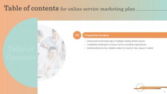 Online Service Marketing Plan Complete Deck Customizable Informative