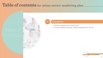 Online Service Marketing Plan Complete Deck Images Analytical
