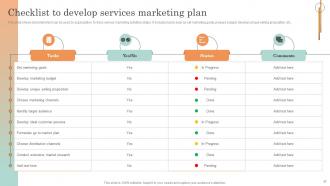 Online Service Marketing Plan Complete Deck Best Analytical