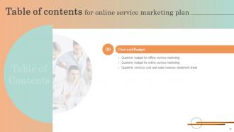 Online Service Marketing Plan Complete Deck Compatible Analytical