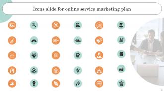 Online Service Marketing Plan Complete Deck Informative Analytical