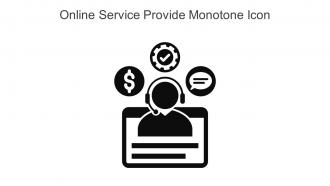 Online Service Provide Monotone Icon In Powerpoint Pptx Png And Editable Eps Format