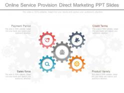 Online service provision direct marketing ppt sample