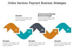 Online services payment business strategies ppt powerpoint presentation ideas outfit cpb
