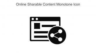 Online Sharable Content Monotone Icon In Powerpoint Pptx Png And Editable Eps Format