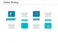 Online sharing ppt powerpoint presentation styles vector cpb