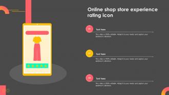 Online Shop Store Experience Rating Icon