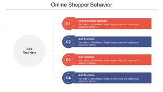 Online Shopper Behavior Ppt Powerpoint Presentation Model Graphics Design Cpb
