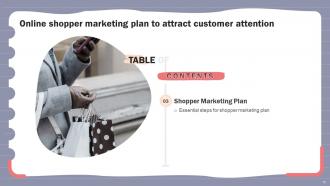 Online Shopper Marketing Plan To Attract Customer Attention MKT CD V Interactive