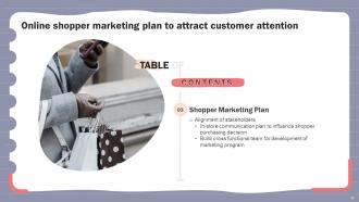 Online Shopper Marketing Plan To Attract Customer Attention MKT CD V Captivating