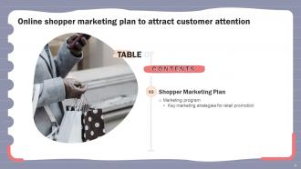 Online Shopper Marketing Plan To Attract Customer Attention MKT CD V Adaptable
