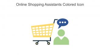 Online Shopping Assistants Colored Icon In Powerpoint Pptx Png And Editable Eps Format