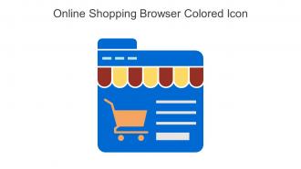 Online Shopping Browser Colored Icon In Powerpoint Pptx Png And Editable Eps Format