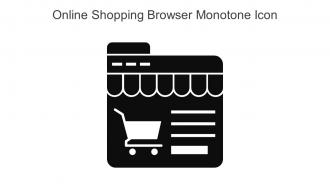 Online Shopping Browser Monotone Icon In Powerpoint Pptx Png And Editable Eps Format