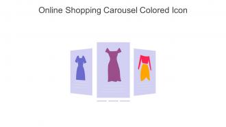 Online Shopping Carousel Colored Icon In Powerpoint Pptx Png And Editable Eps Format