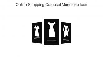 Online Shopping Carousel Monotone Icon In Powerpoint Pptx Png And Editable Eps Format
