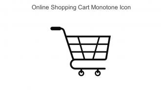 Online Shopping Cart Monotone Icon In Powerpoint Pptx Png And Editable Eps Format