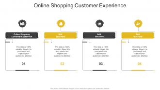 Online Shopping Customer Experience In Powerpoint And Google Slides Cpb