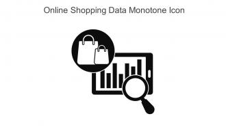 Online Shopping Data Monotone Icon In Powerpoint Pptx Png And Editable Eps Format