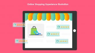 Online Shopping Experience Illustration