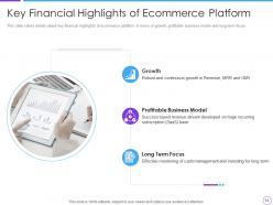 Online shopping platform investor funding elevator pitch deck ppt template