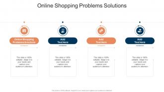 Online Shopping Problems Solutions In Powerpoint And Google Slides Cpb