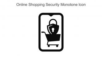 Online Shopping Security Monotone Icon In Powerpoint Pptx Png And Editable Eps Format