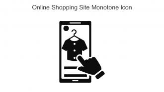 Online Shopping Site Monotone Icon In Powerpoint Pptx Png And Editable Eps Format