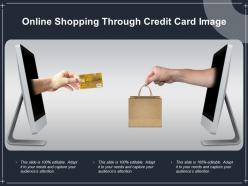 Online Shopping Through Credit Card Image
