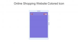 Online Shopping Website Colored Icon In Powerpoint Pptx Png And Editable Eps Format
