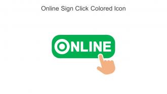 Online Sign Click Colored Icon In Powerpoint Pptx Png And Editable Eps Format