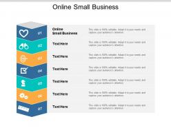 Online small business ppt powerpoint presentation styles layout cpb