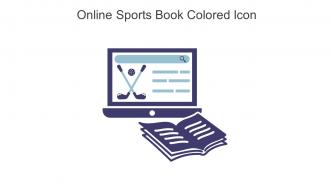 Online Sports Book Colored Icon In Powerpoint Pptx Png And Editable Eps Format