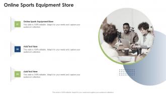 Online Sports Equipment Store In Powerpoint And Google Slides Cpb