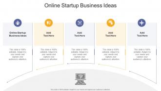 Online Startup Business Ideas In Powerpoint And Google Slides Cpb