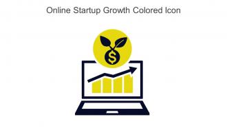 Online Startup Growth Colored Icon In Powerpoint Pptx Png And Editable Eps Format