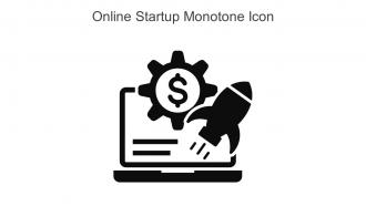 Online Startup Monotone Icon In Powerpoint Pptx Png And Editable Eps Format