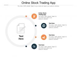 Online stock trading app ppt powerpoint presentation files cpb